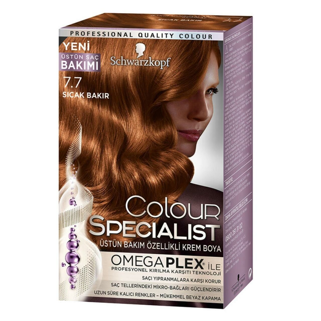 Schwarzkopf Colour Specialist Saç Boyası 7.7 Sıcak Bakır
