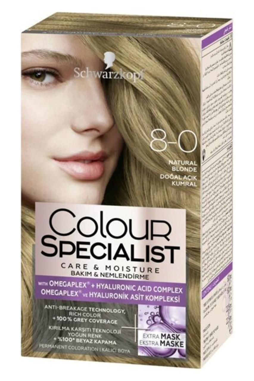Schwarzkopf Colour Specialist Saç Boyası 8.0 Doğal Açık Kumral