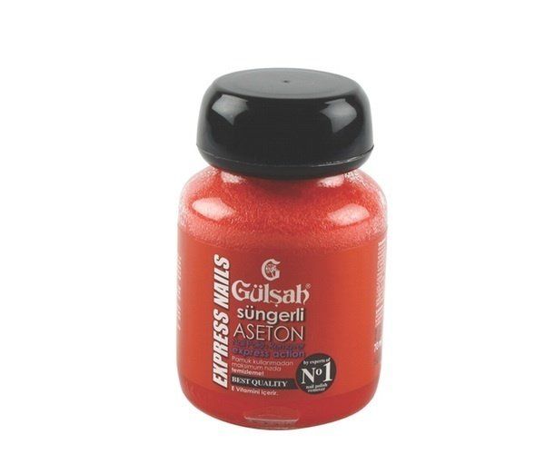 Gülşah Süngerli Cam Şişe ASETON 70 ml