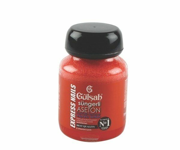 Gülşah Süngerli Cam Şişe ASETON 70 ml