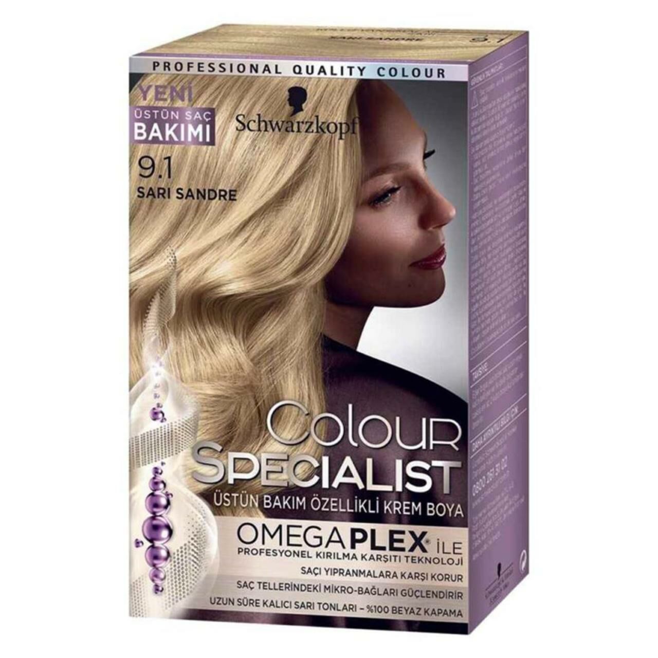 Schwarzkopf Colour Specialist Saç Boyası 9.1 Küllü Sarı