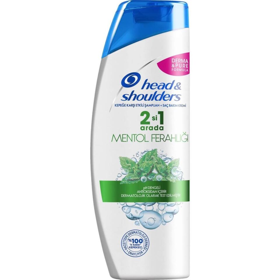 Head Shoulders 2 si 1 Arada Şampuan Mentol Ferahlığı 300 ml