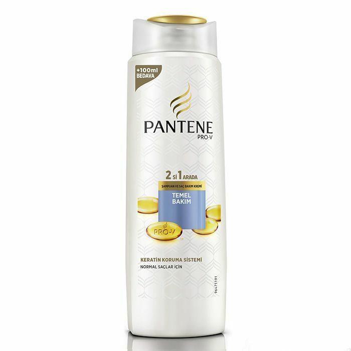 Pantene Şampuan Temel Bakım 2 si 1 Arada 500 ml