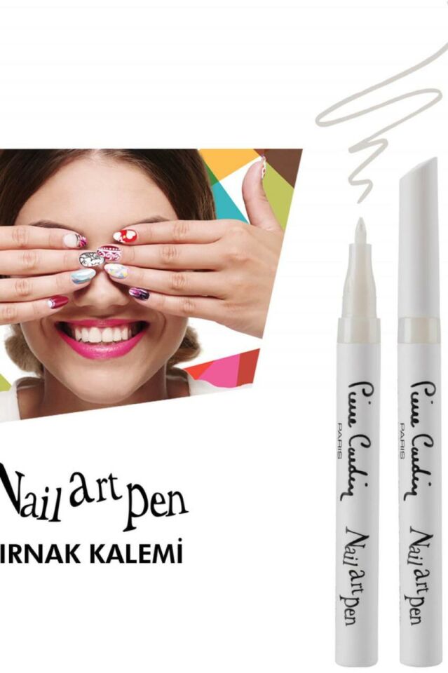 Pierre Cardin Tırnak Kalemi Beyaz - Nail-Art Pen Pearl White 420 - 14251