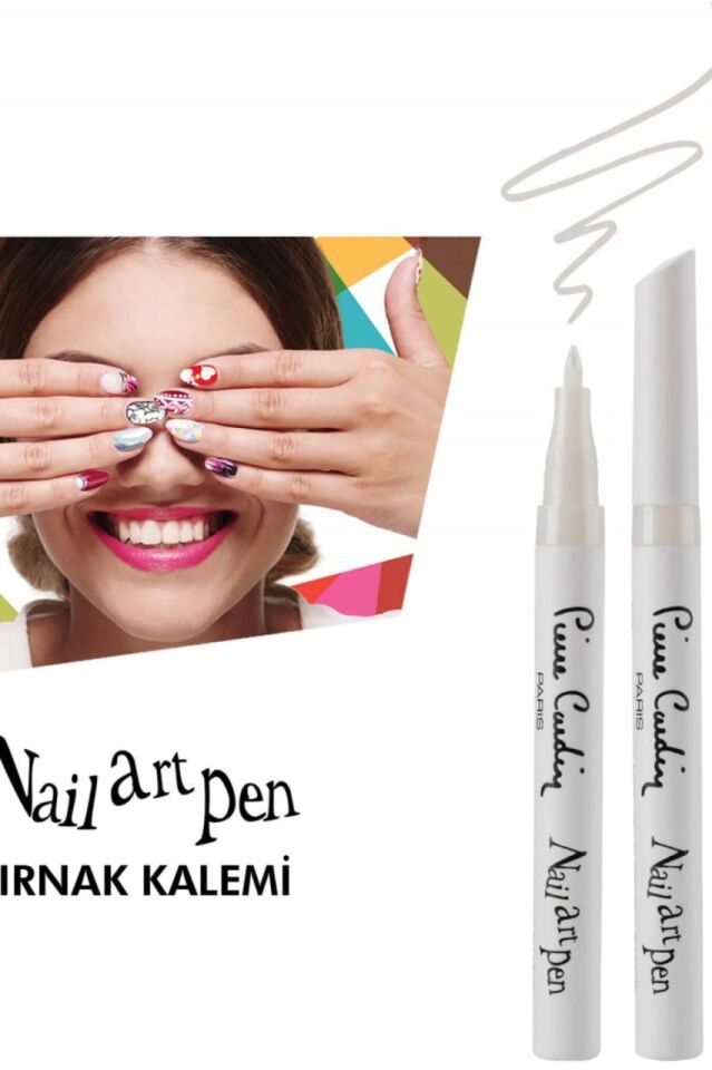 Pierre Cardin Tırnak Kalemi Beyaz - Nail-Art Pen Pearl White 420 - 14251