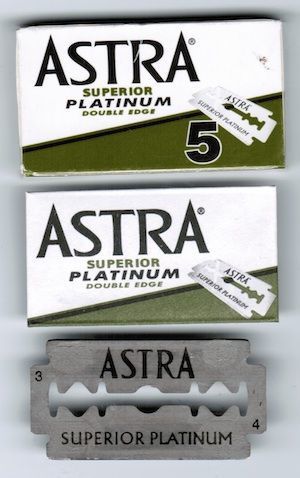 Astra Berber 20X5 Bütün Jilet 100 Adet Kartela PLATUNUM