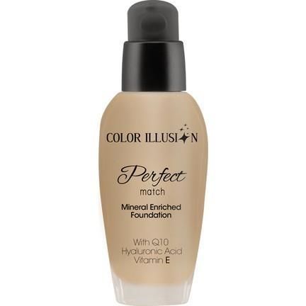 Huncalife Color Illusion Perfect Match Fondöten Nude 35 ml