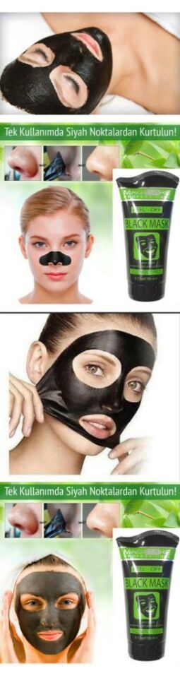 Magicare Soyulabilir Siyah Maske 200ml