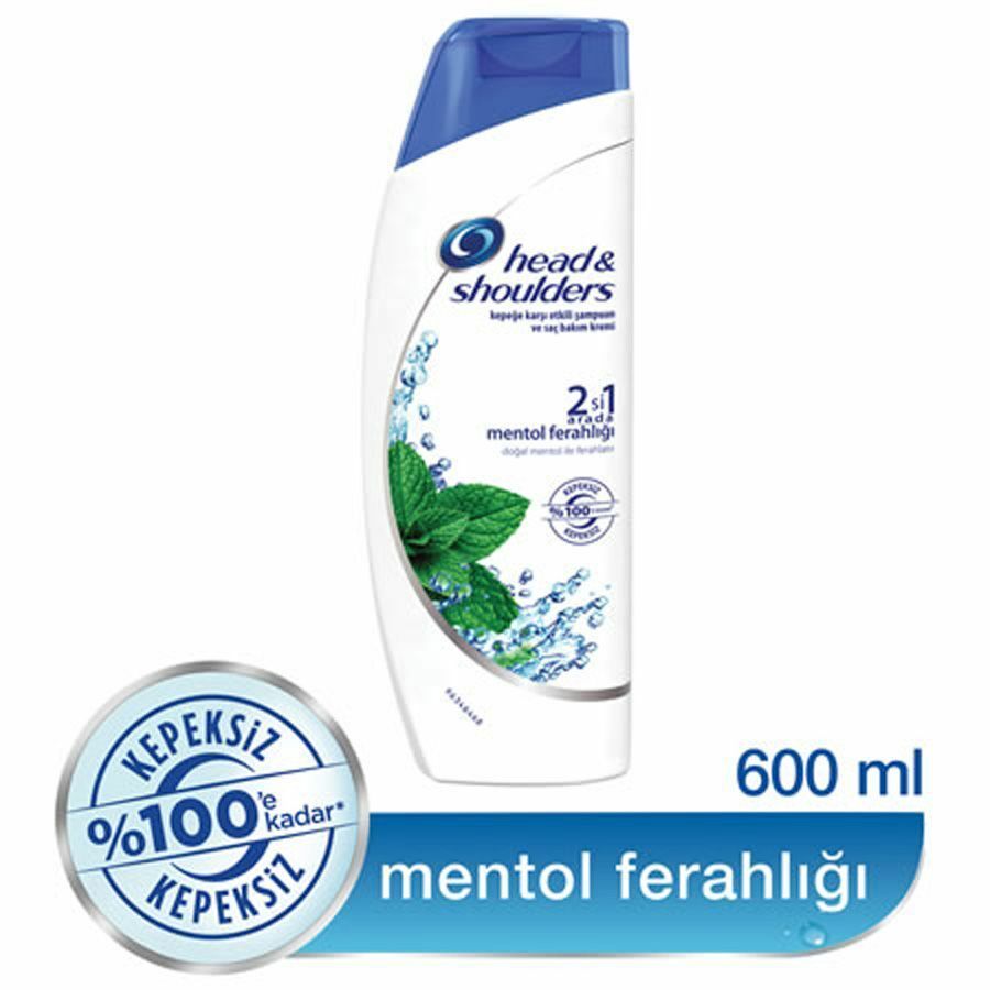 Head and Shoulders Şampuan 550 ml Mentol 2in1