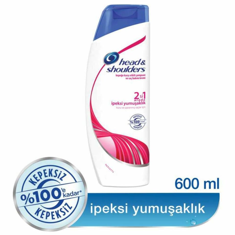Head and Shoulders Şampuan 550 ml İpeksi Yumuşaklık 2in1