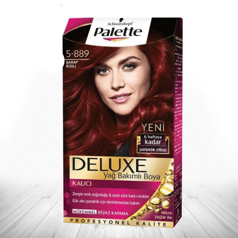 Palette Deluxe Saç Boyası 5.889 Şarap Kızılı