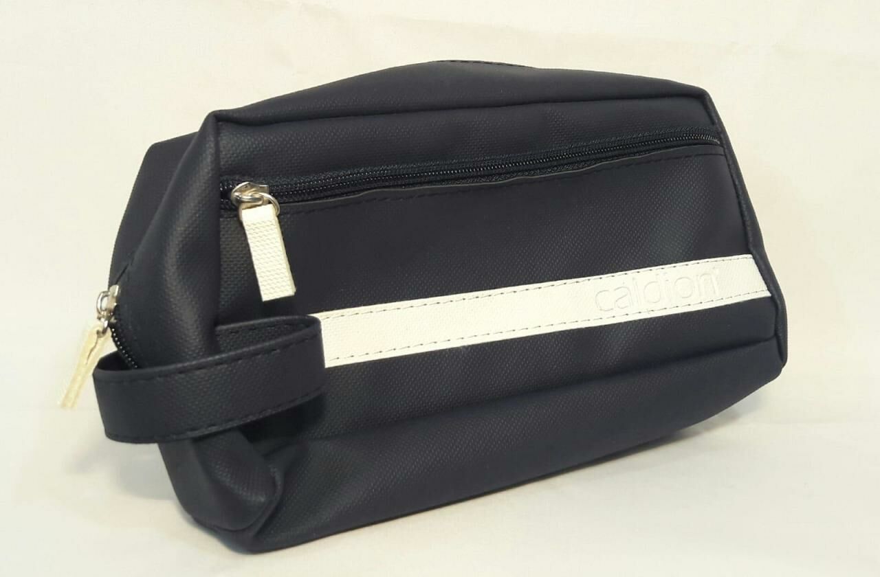 Caldion Erkek Kozmetik Seyehat Çantası Siyah Lacivert