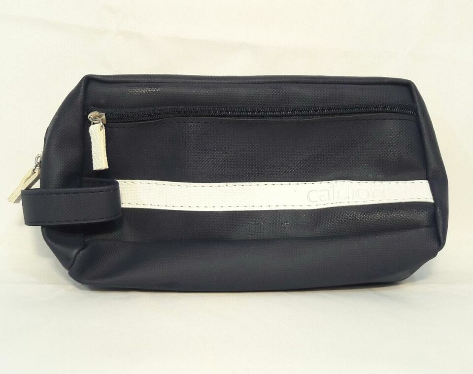 Caldion Erkek Kozmetik Seyehat Çantası Siyah Lacivert