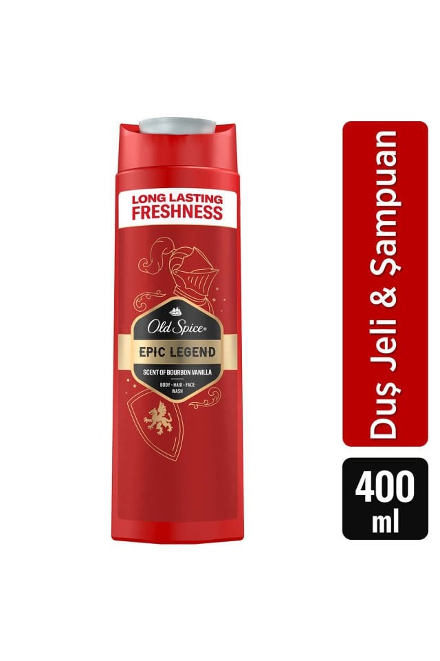 Old Spice Epic Legend Erkek Duş Jeli ve Şampuan 400 Ml
