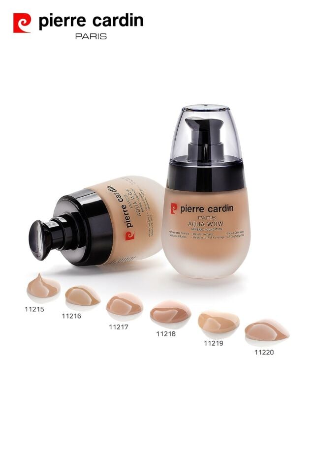 12215 Pierre Cardin Aqua Wow Mineralli Su Bazlı Fondöten Light 304 Neutral Skin With Neutral