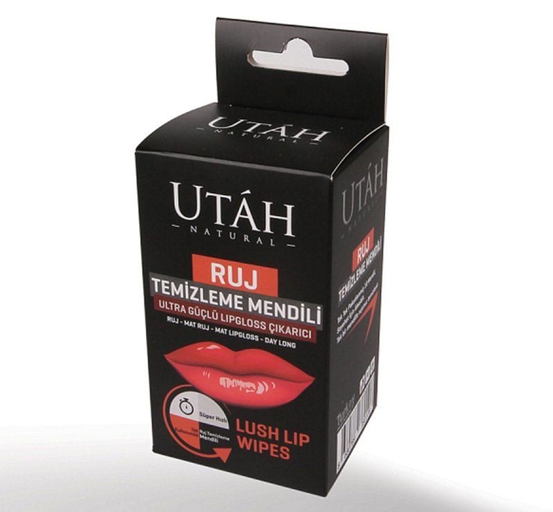 UTAH DUDAK MAKYAJI TEMİZLEME MENDİLİ 10LU