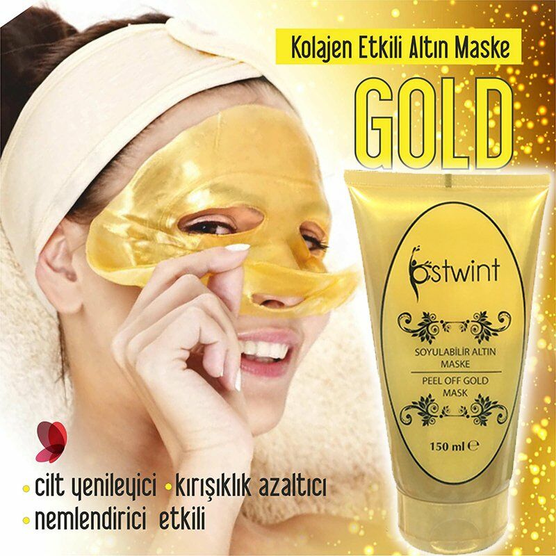Ostwint Soyulabilir Altın Maske 150 ml