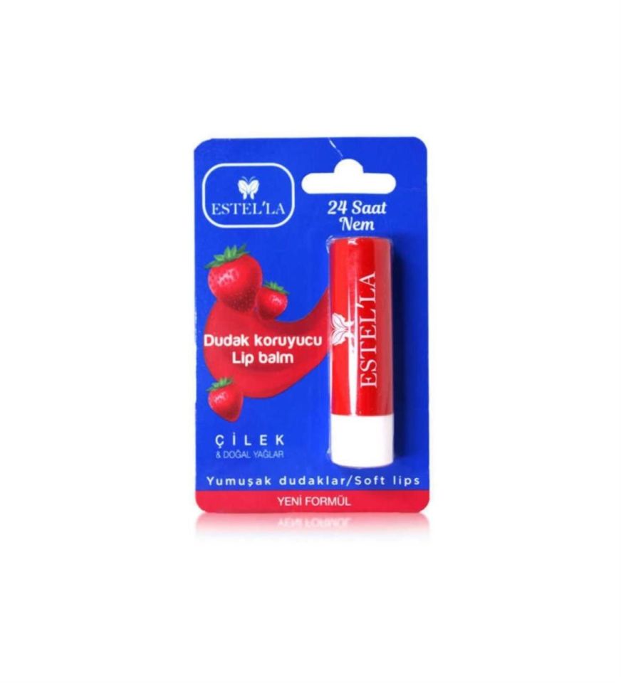 Estella Dudak Lip Balm Çilek