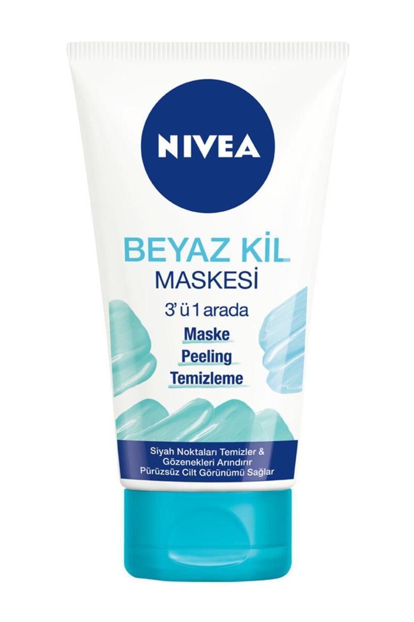 Nivea Beyaz Kil Maskesi 150 ml Pürüz ve Siyah Nokta Karşıtı