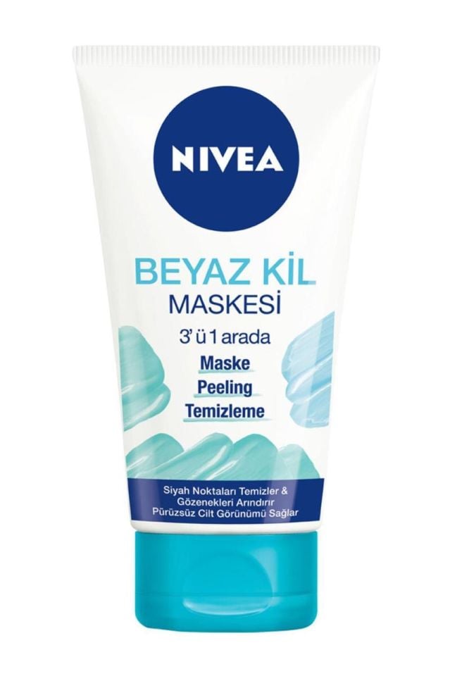 Nivea Beyaz Kil Maskesi 150 ml Pürüz ve Siyah Nokta Karşıtı