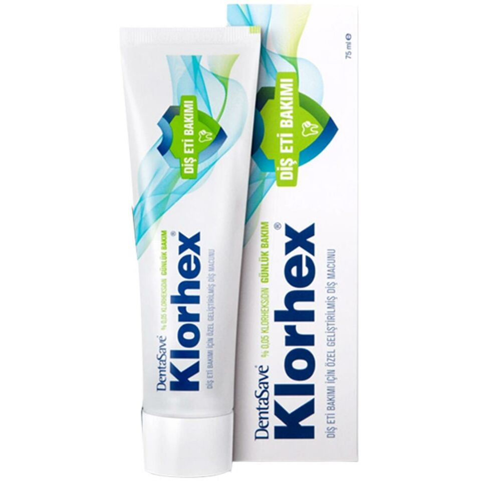 DentaSave Klorheksidin Diş Macunu 75 ml Diş Eti Bakımı %0.05 Klorheksidin Günlük