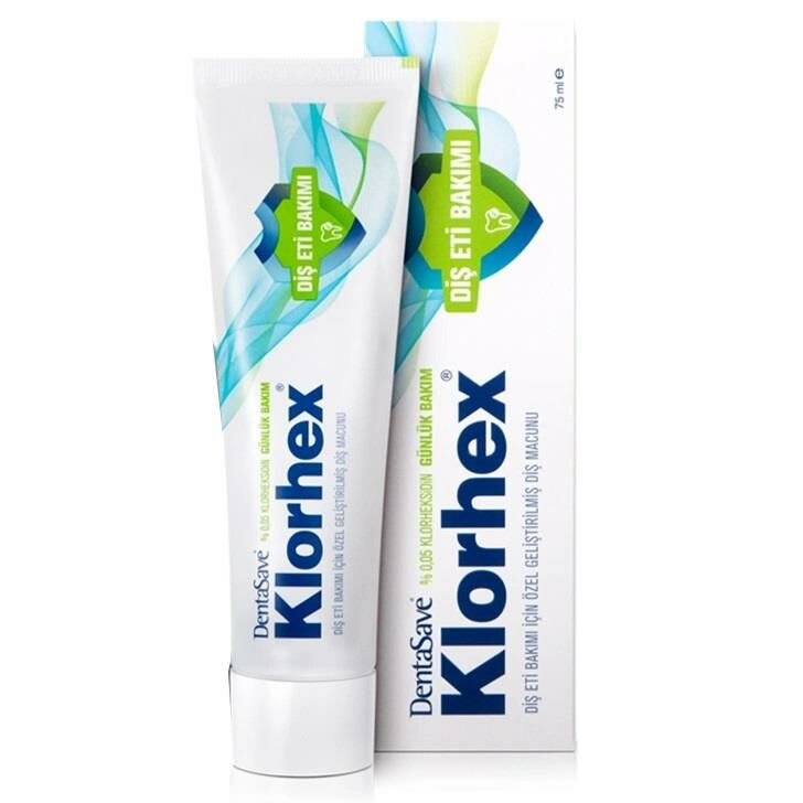DentaSave Klorheksidin Diş Macunu 75 ml Diş Eti Bakımı %0.05 Klorheksidin Günlük