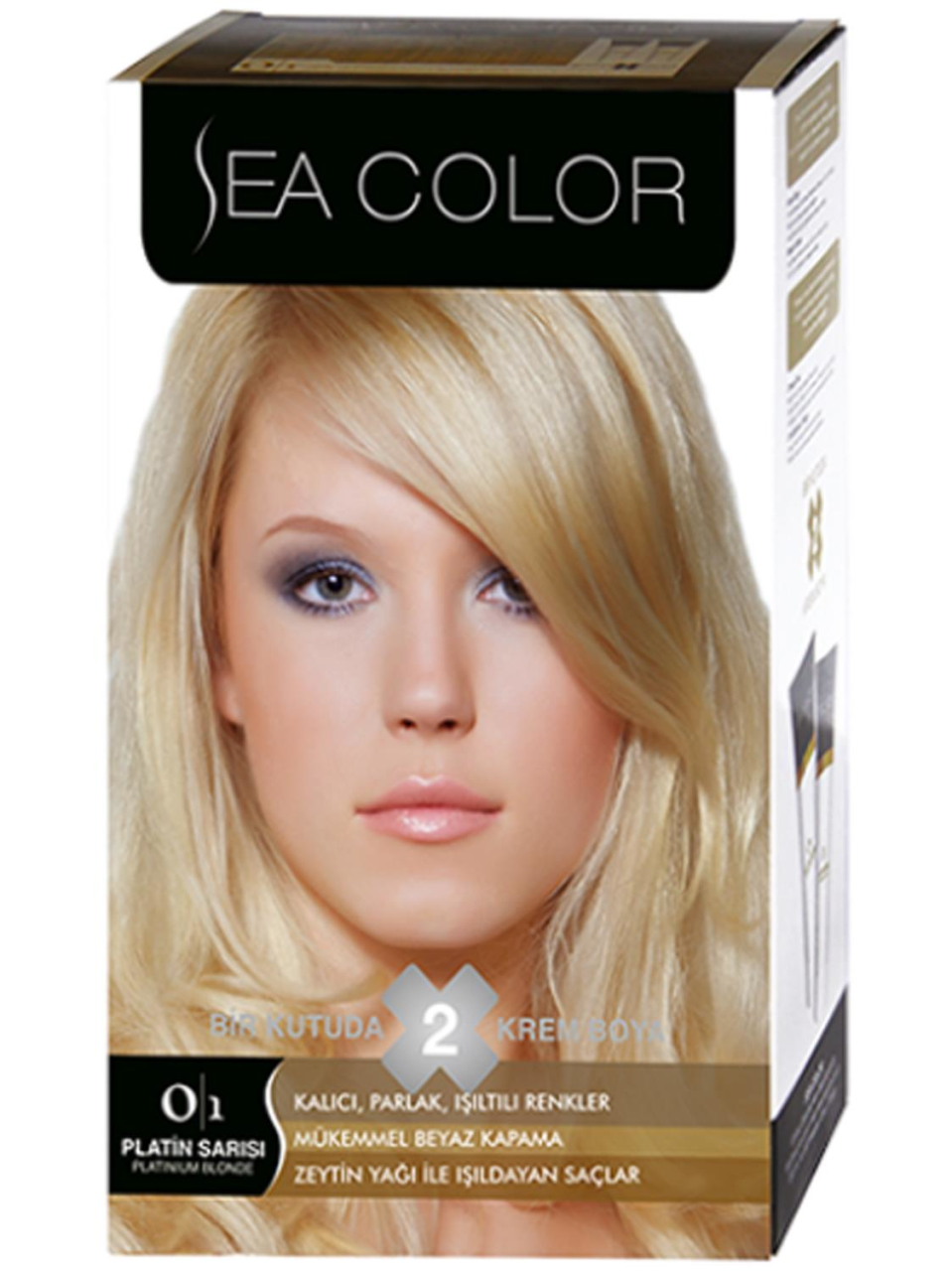 Sea Color Saç Boyası 0.1 Platin Sarısı 2 Boyama