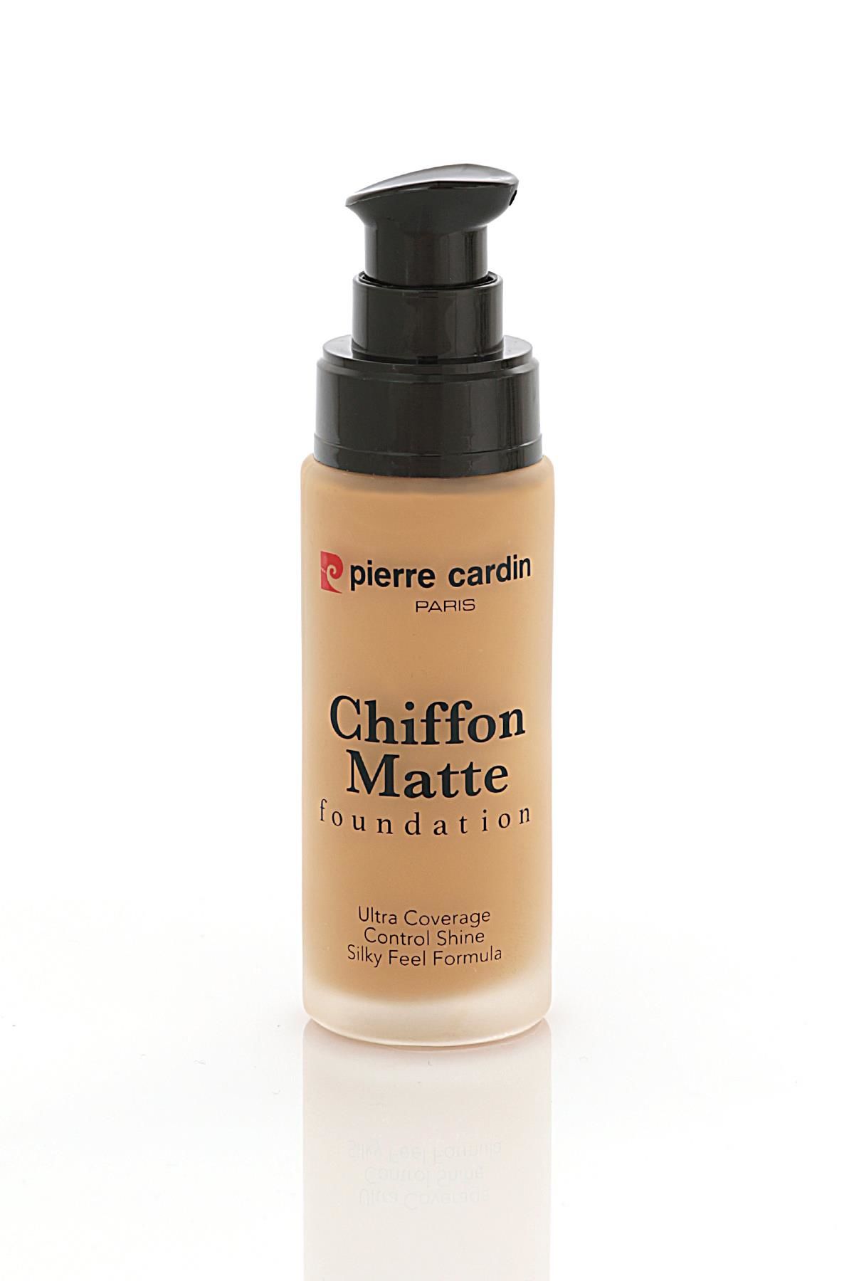 12203 Pierre Cardin Chiffon Touch Mat Görünüm Veren Fondöten - Light 402