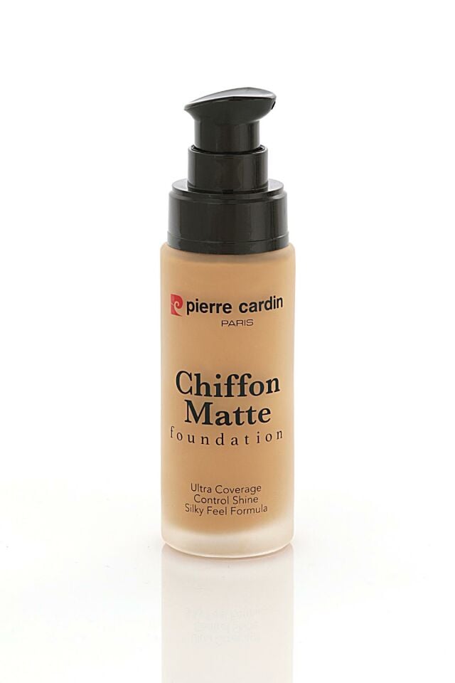 12203 Pierre Cardin Chiffon Touch Mat Görünüm Veren Fondöten - Light 402