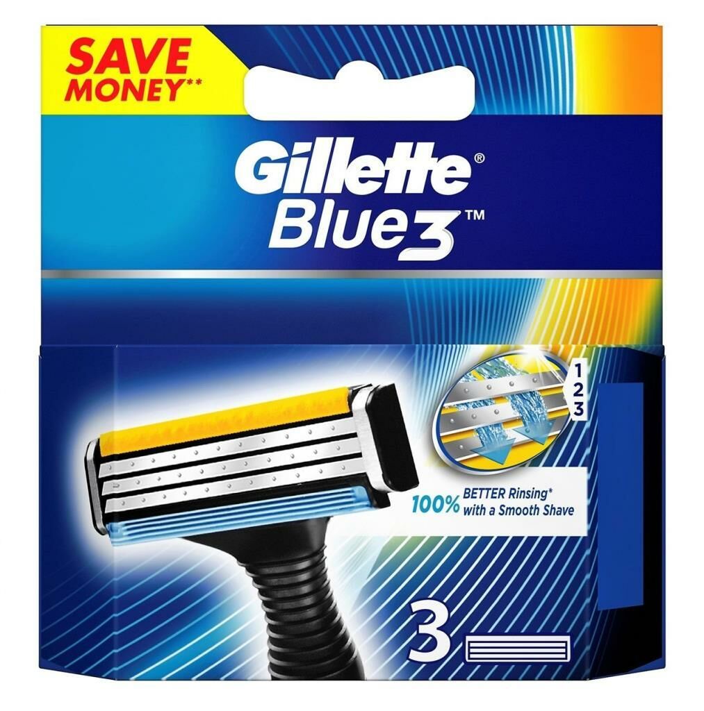Gillette Blue3 Yedek Tıraş Bıçağı 3 Lü