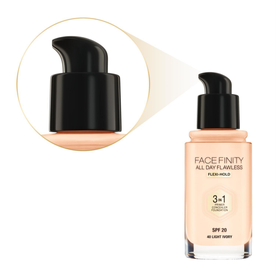 Max Factor Fondöten 40 Light ivory FaceFinity All Day Flawless 3N 1