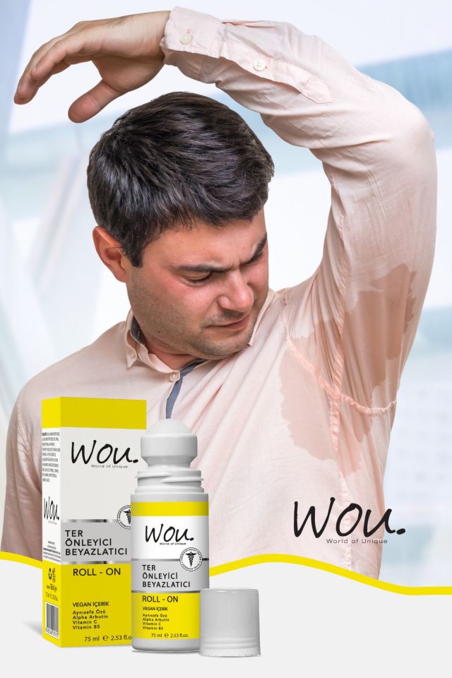 Wou Roll-on 75 Gr Unisex İçin Koltuk Ter Önleyici Beyazlatıcı Sıvı