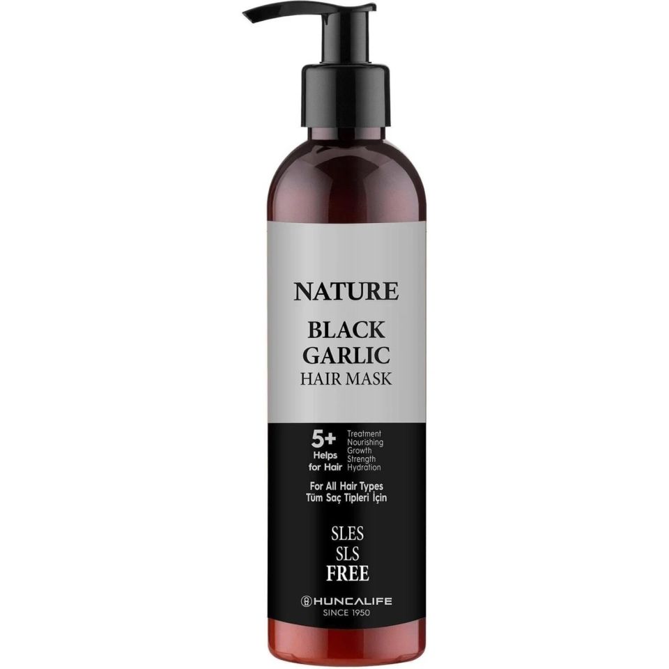 HuncaLife Nature Saç Maskesi 250 Ml Black Garlic