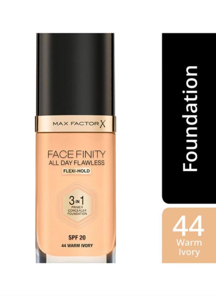 Max Factor Fondöten 44 Warm Ivory FaceFinity All Day Flawless 3N 1