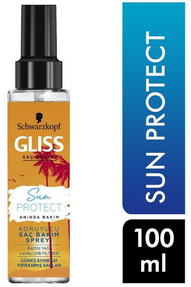 Gliss Güneşten Koruyucu Sıvı Saç Sprey 100 Ml Sun Protect