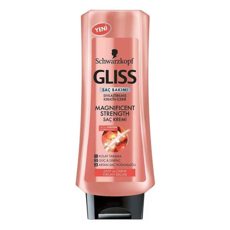 Gliss Magnificent Strenght Saç Kremi 360 ml