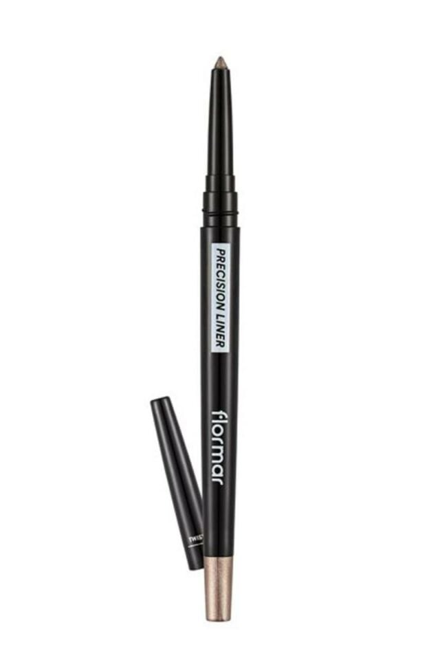 Flormar Precision Liner Şampanya Gümüş Kahve Göz Kalemi 01