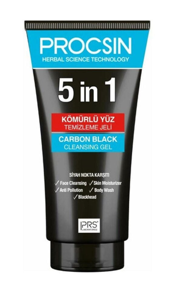 Procsin Carbon Black Aktif Karbonlu Yüz Temizleme Jeli 150 ml
