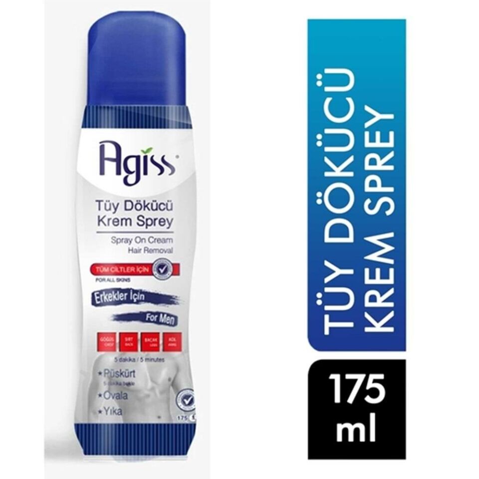 Agiss Erkek Tüy Dökücü Sprey 175 Ml