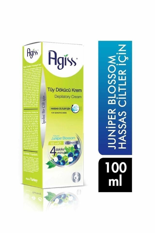 Agiss Hassas Ciltler İçin Tüy Dökücü Krem 100 Ml