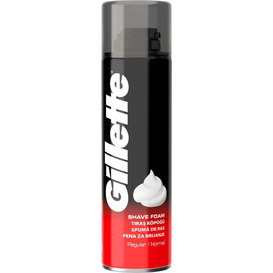 Gillette Tıraş Köpük 200 Ml Normal Ciltler