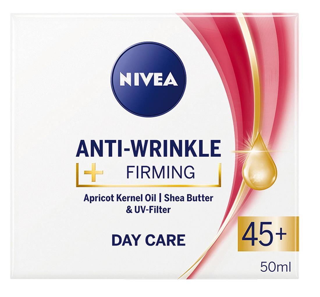 Nivea Kırışıklık Karşıtı ve Sıkılaştırıcı 45+ Yaşa Özel Yüz Bakım Kremi 50 ml