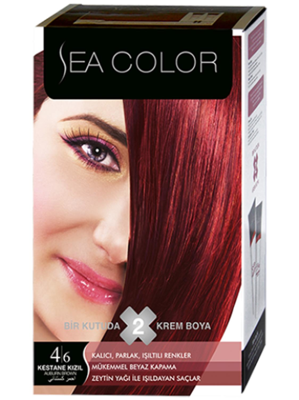 Sea Color Saç Boyası 4.6 Kestane Kızıl