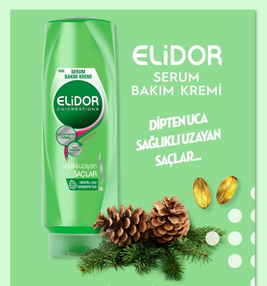 Elidor Saç Kremi 500 Ml Sağlıklı Uzayan Saçlar