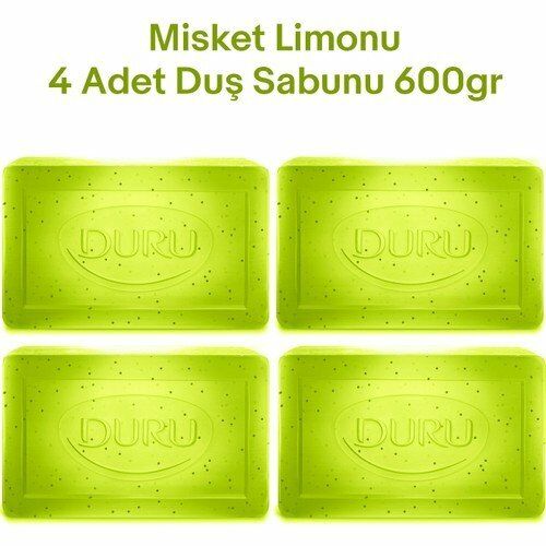 Duru Duş Sabunu 4 X 150 Gr Misket Limonu Lime 600 Gr