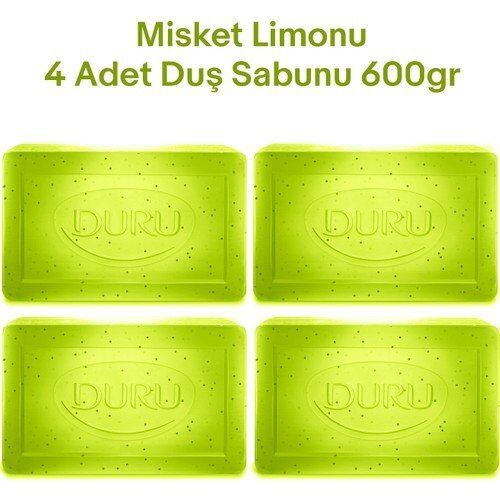 Duru Duş Sabunu 4 X 150 Gr Misket Limonu Lime 600 Gr