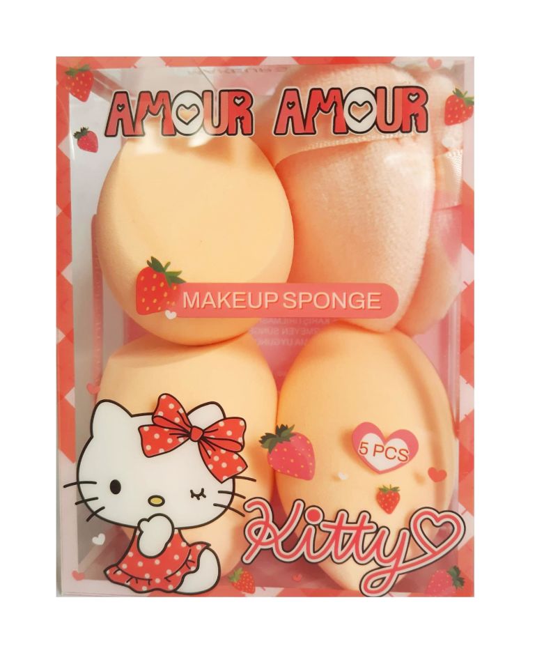 Amor Amor 5li Sünger Fondöten+ Pudra