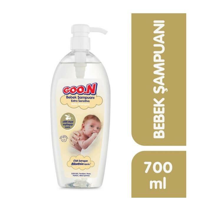 Goon Bebek Şampuanı 700 Ml - Ekstra Hassas Bebek Saç ve Vücut Şampuanı