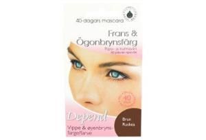 Depend 25 Gün Kalıcı Kaş Kirpik Boya Seti Kahve