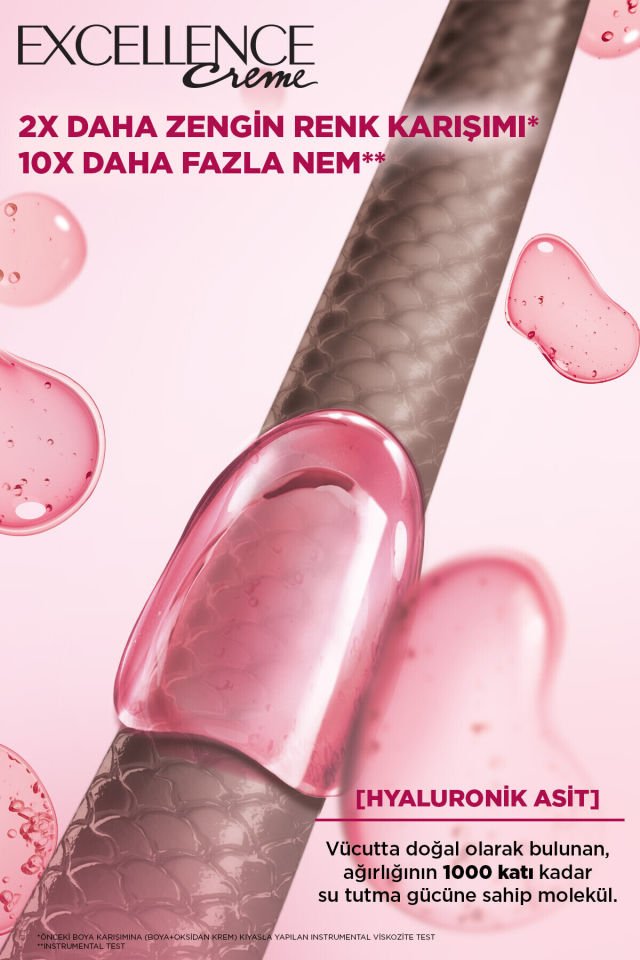 Loreal Excellence 5.54 Koyu Kızıl Kahve